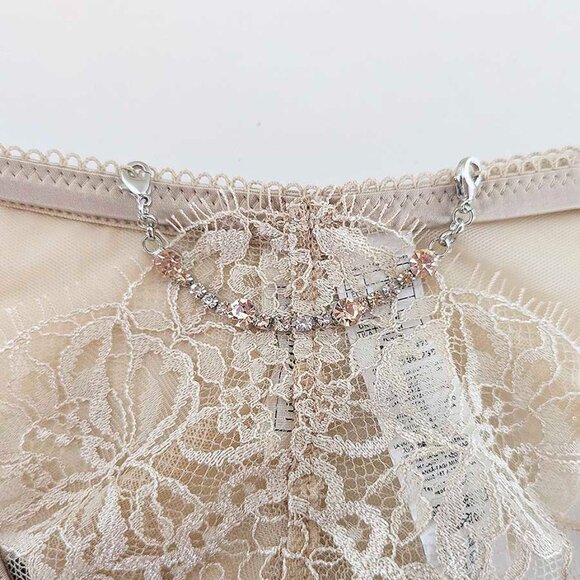 Sexy - Luxe String From Jennifer Lopez’s Intimates Collection in Beige - Picture 4 of 12